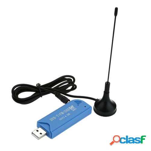 Mini Portátil Digital USB 2.0 TV Stick DVB-T + DAB + FM