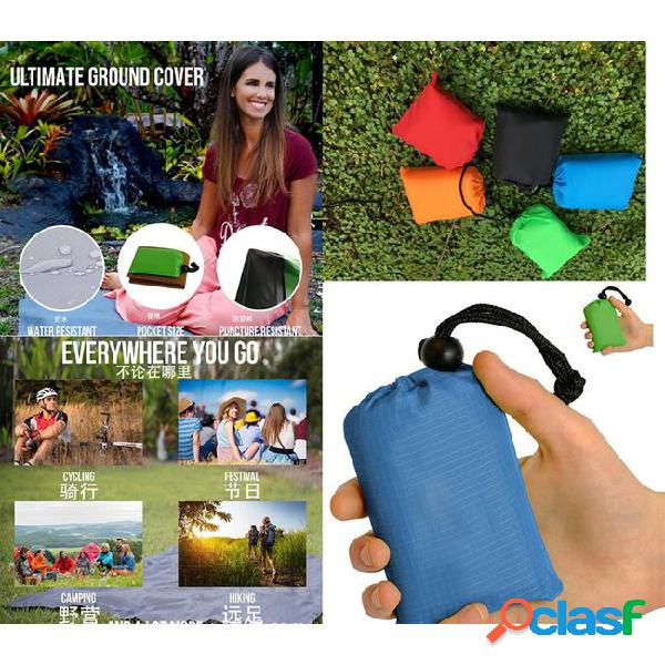 Mini camping folding picnic mat portable pocket compact