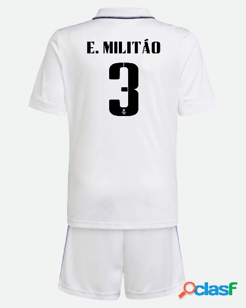 Miniconjunto 1ª Real Madrid 2022/2023 de E. Militão