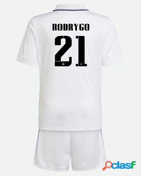 Miniconjunto 1ª Real Madrid 2022/2023 de Rodrygo