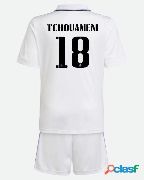 Miniconjunto 1ª Real Madrid 2022/2023 de Tchouameni