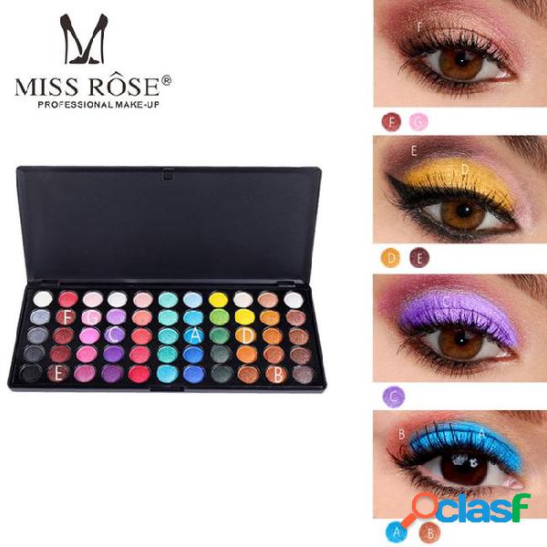 Miss rose 55 color eyeshadow pearlescent matte eye shadow