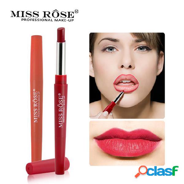 Miss rose brand lipstick moisturizer waterproof makeup matte