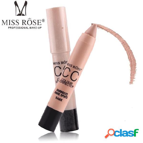 Miss rose bright black top injection 4 color tube concealer
