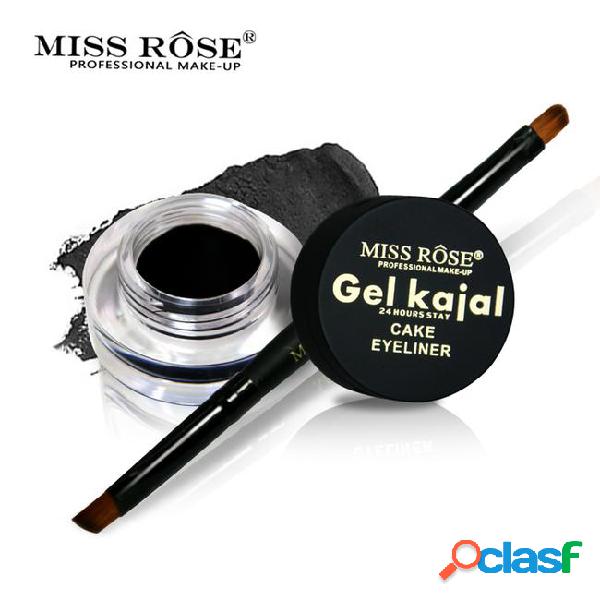 Miss rose eyebrow pencil gel black waterproof eyebrow