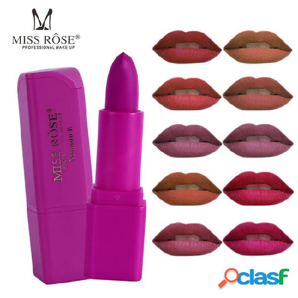Miss rose new 20 colors mae lipstick waterproof long-lasting