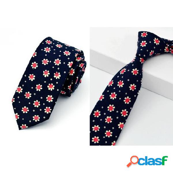 Mix styels fashion vintage printed necktie cotton plaisley
