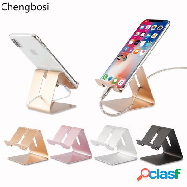 Mobile phone holder stand aluminium alloy metal tablet stand