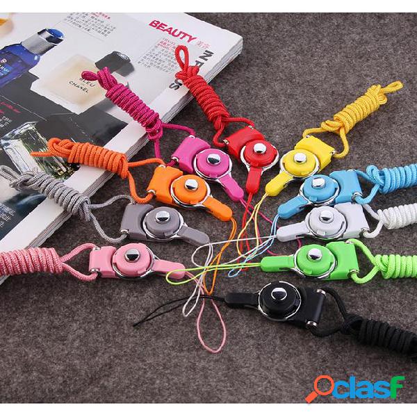 Mobile phone lanyard accessories ring buckle off long