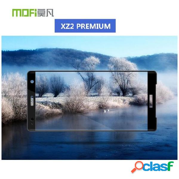 Mofi 3d curved full cover tempered glass for sony xperia xz2