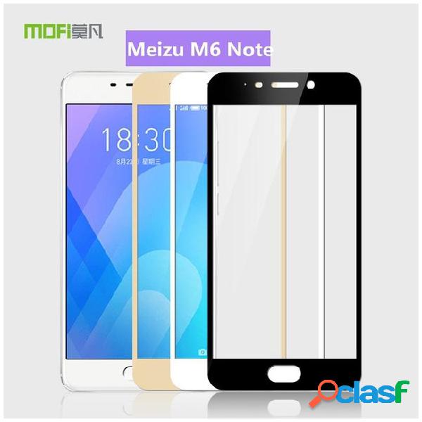 Mofi full cover screen 9h 2.5d tempered glass for meizu m6