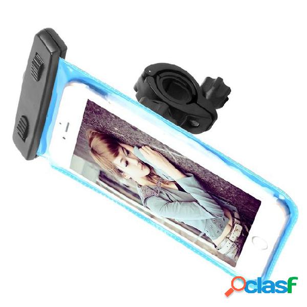 Motorcycle bicycle bike handlebar mount phone holder with