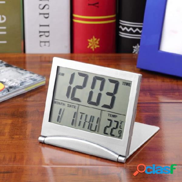 Mt-033 calendar alarm clock display date time temperature