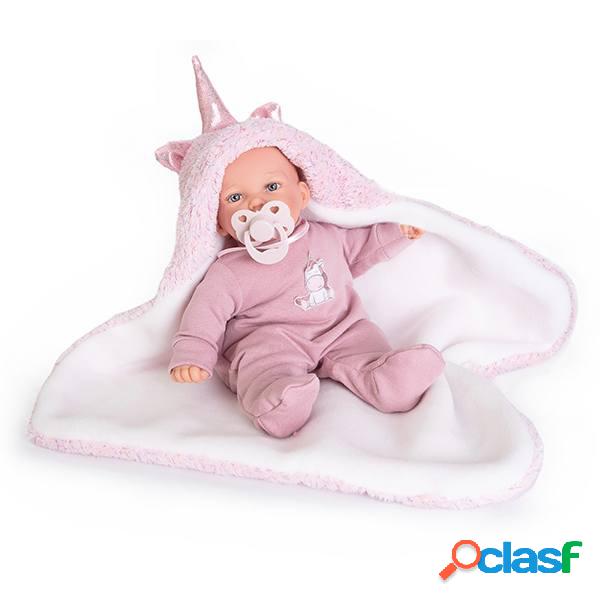 Mu?eca Petit con Capita de Unicornio 27cm