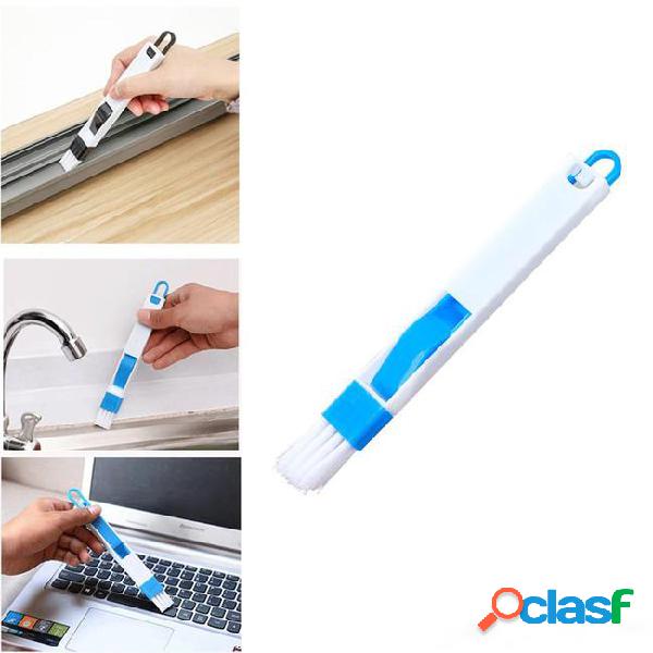 Multifunction window groove duster cleaning brush 2 in 1
