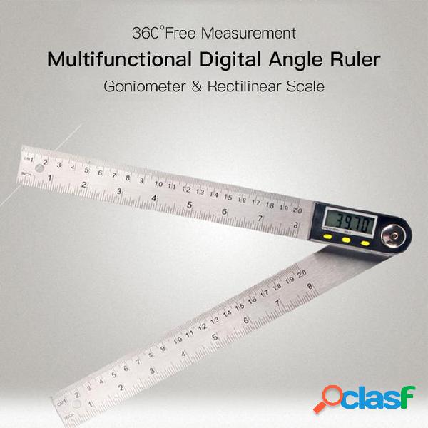 Multifunctional measuring tool digital angle ruler 360 lcd