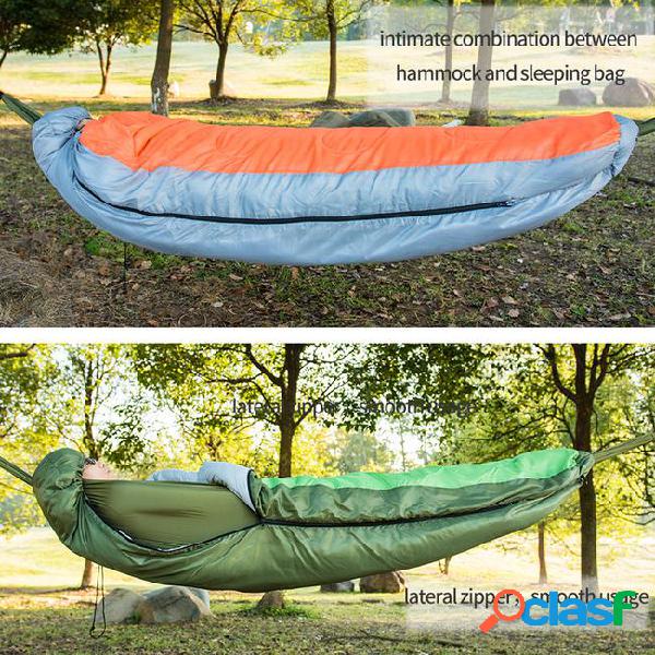 Multifunctional sleeping bags for camping with air hammock