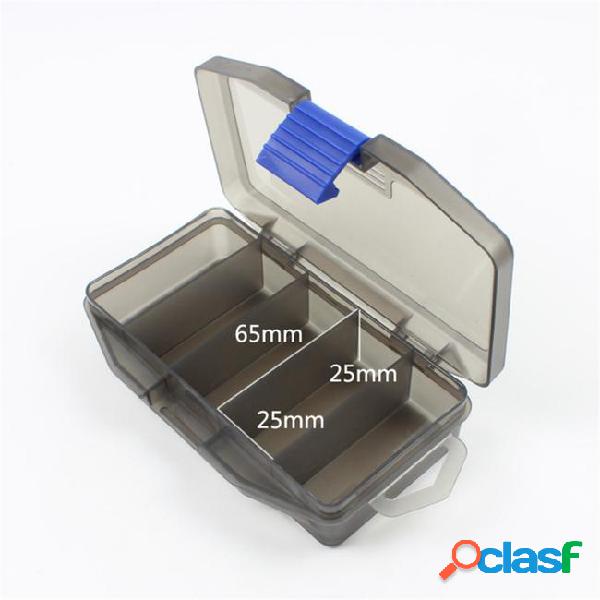 Multiple mini fishing tackle box fish lures hooks plastic