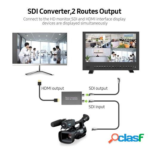 NK-M008 Convertidor Micro SDI SDI a HDMI / SDI a SDI Salida