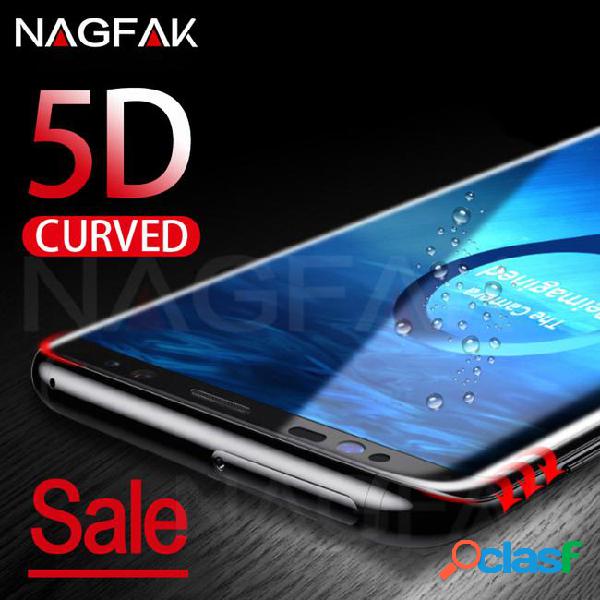 Nagfak 5d full curved tempered glass for samsung s8 s9 plus