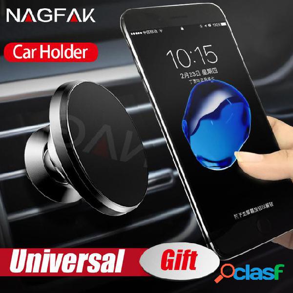 Nagfak magnetic car phone holder stand for iphone x 8 7