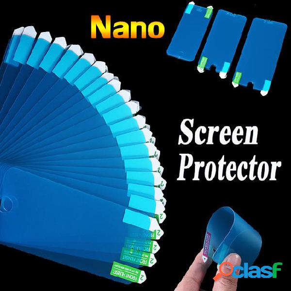 Nano anti shock soft screen protector explosion proof
