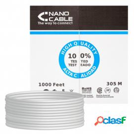 Nanocable Cable Red Rj45 Cat.5e Ftp Rigido Awg24, 305