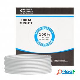 Nanocable Cable Red Rj45 Cat.6 Ftp Rigido Awg24, 100