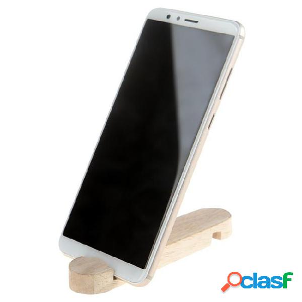 Natural bamboo long 12.2cm wooden holder stand multifunction