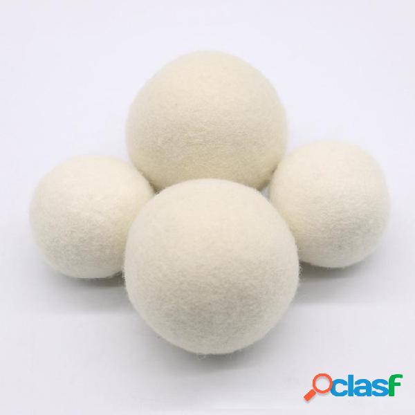 Natural wool felt dryer balls 4-7cm laundry balls reusable
