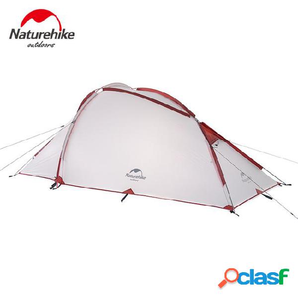 Naturehike camping tent 3 person 20d silicone one bedroom
