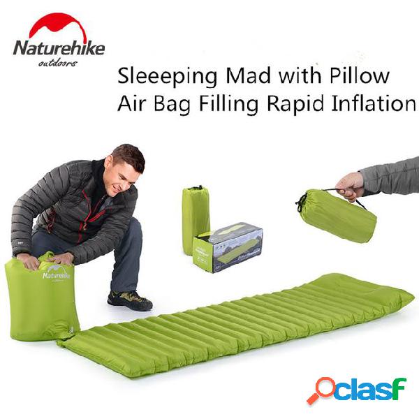 Naturehike innovative sleeping pad fast filling air bag