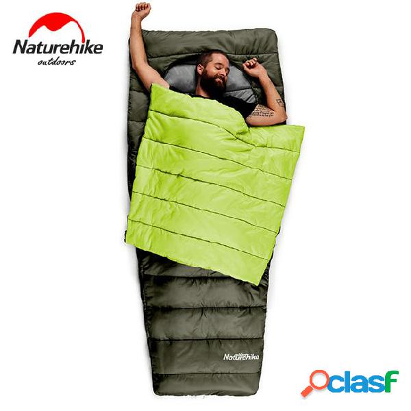 Naturehike middle open oval cotton sleeping bag adult