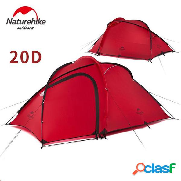 Naturehike new hiby 3 man tent outdoor 2 room 1- 3 person