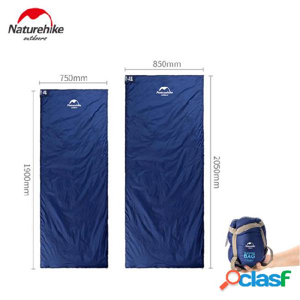 Naturehike outdoor envelope sleeping bag 190*75cm/205*85cm