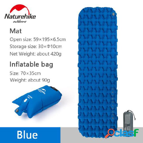 Naturehike outdoor inflatable mattress camping tent sleeping