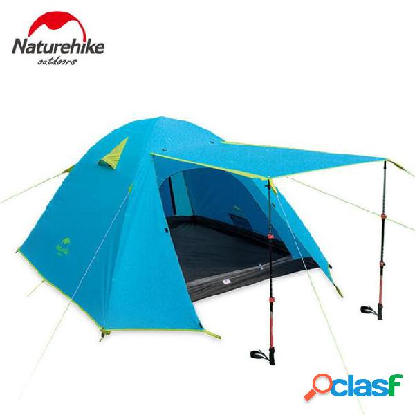 Naturehike tourist tent 4 people outdoor camping tents for