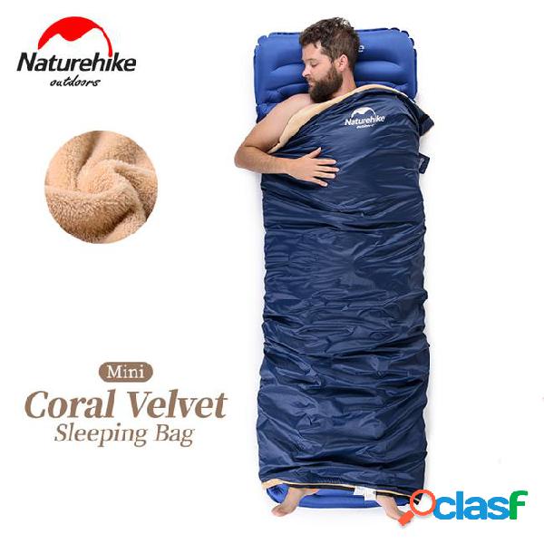 Naturehike ultralight portable envelope coral velvet