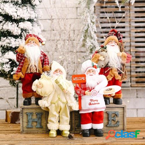 Navidad Papá Noel Estatuilla 12 pulgadas Papá Noel Muñeco