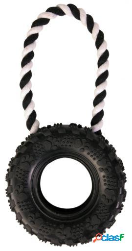 Neumático Caucho con Cuerda 15 cm Trixie