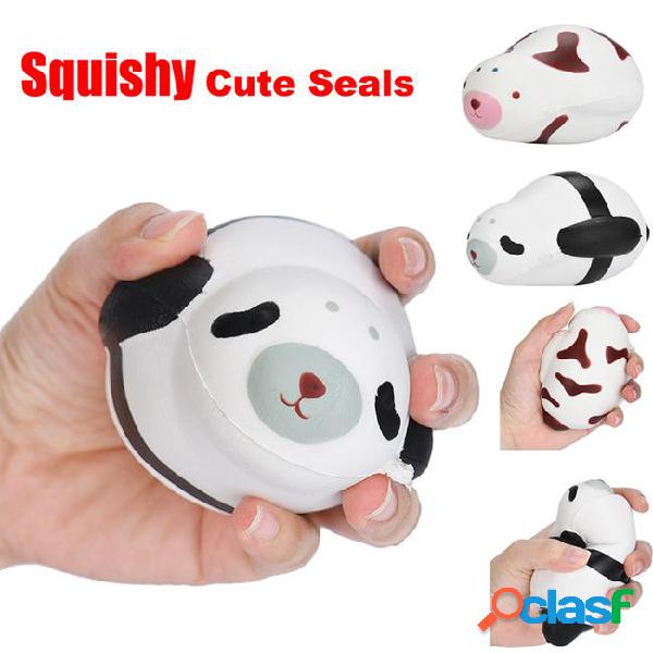 New 12cm cute squishy kawaii seal slow rising packing cell