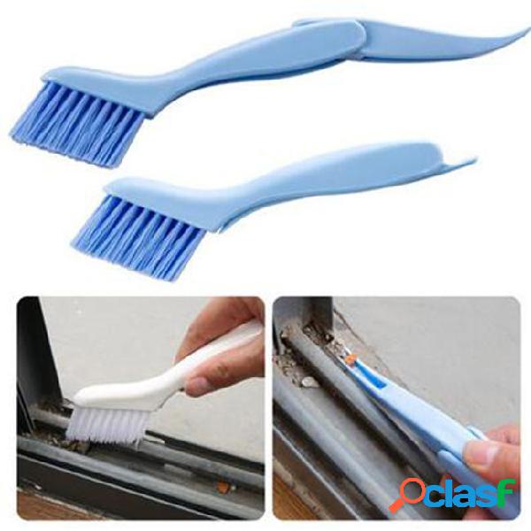 New 2 in 1 multipurpose window groove cleaning brush nook