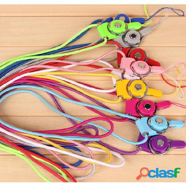 New arrival candy colors cell phone lanyard neck straps with