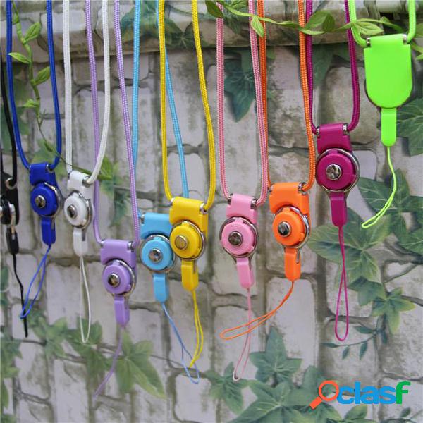 New arrival candy colour rotatable neck ring lanyard hanging