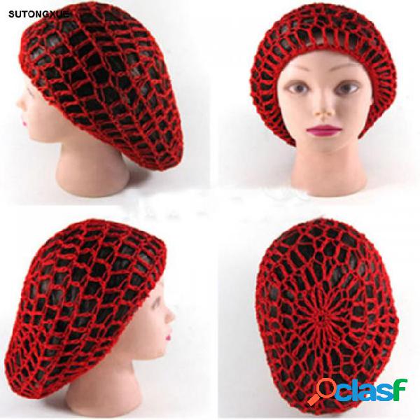 New arrival women ladies soft rayon snood hair net crocheted