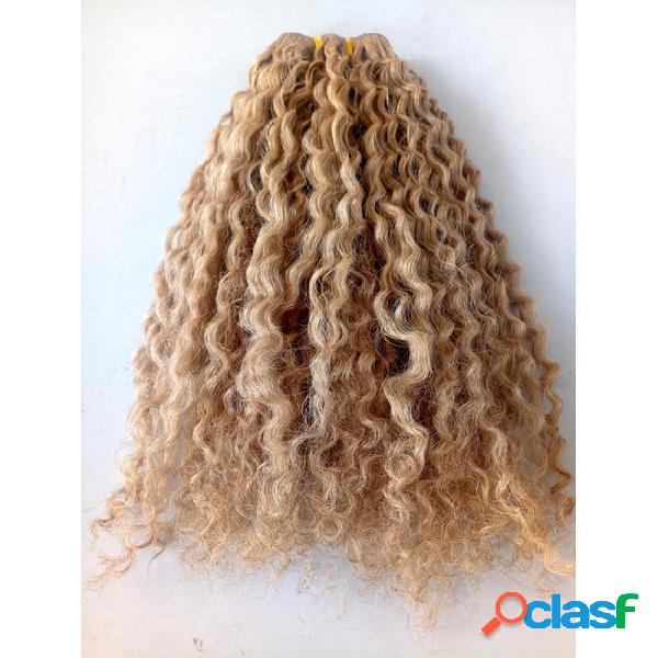New arrive brazilian curly hair weft hair extensions