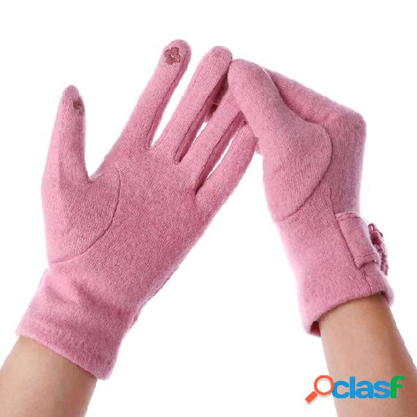 New autumn winter fashion women ladies cashmere gloves