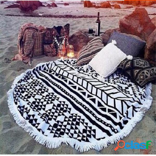 New beach mandala indian round cover up beach towel mat