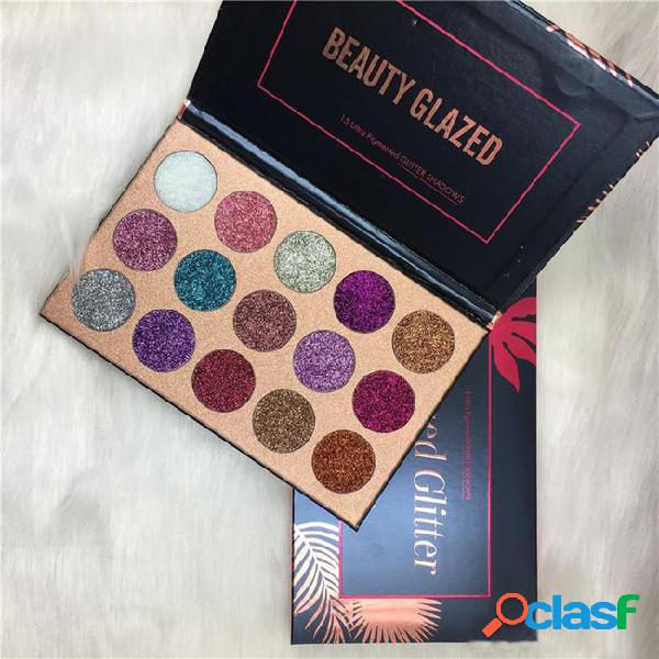 New beauty glazed face makeup eyeshadow palettes 15 colors