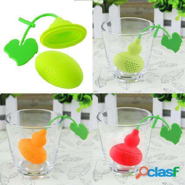 New cute creative silicone calabash tea infuser diffuser